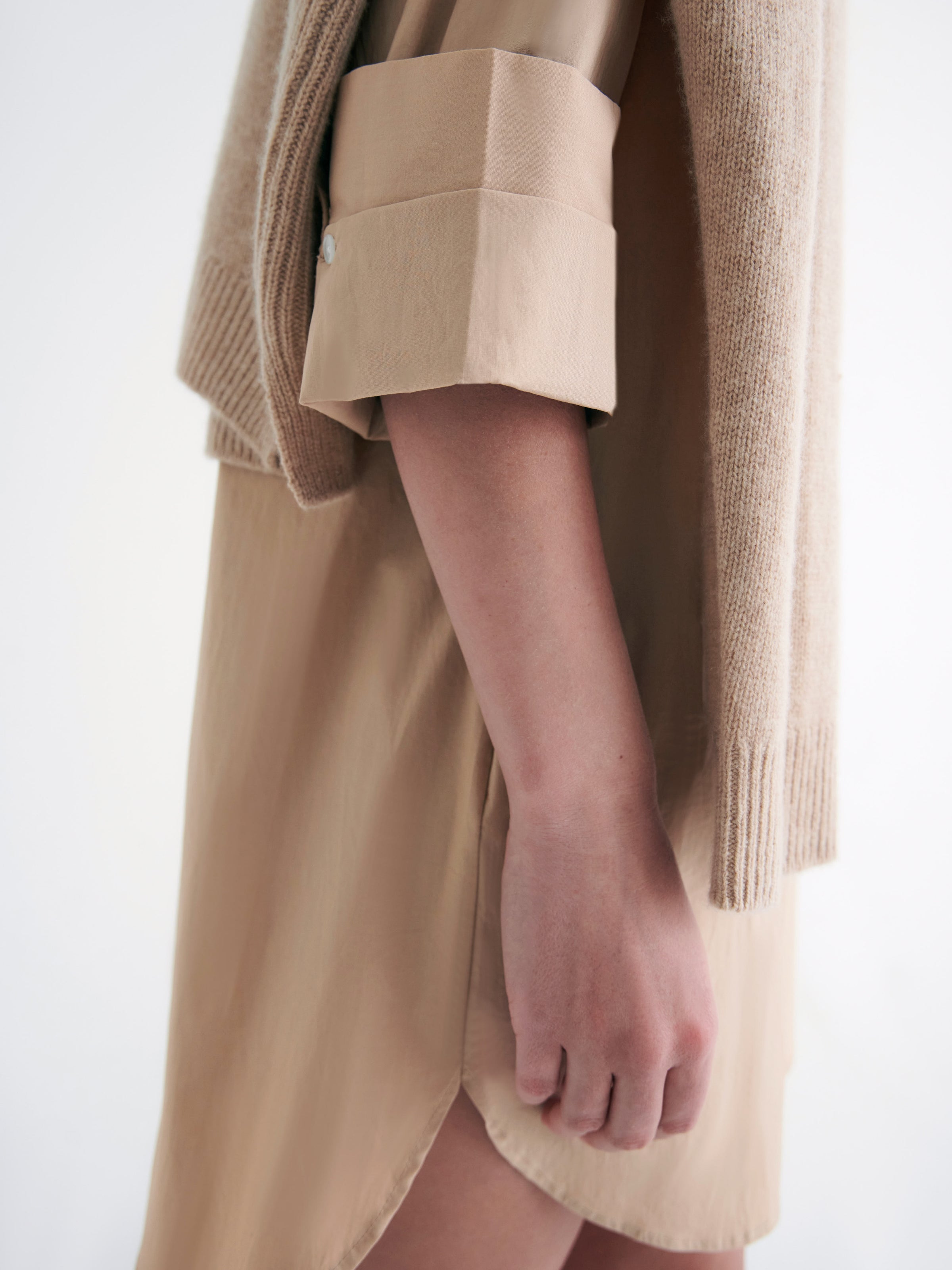 TWP Full Intentions Skirt in British Khaki