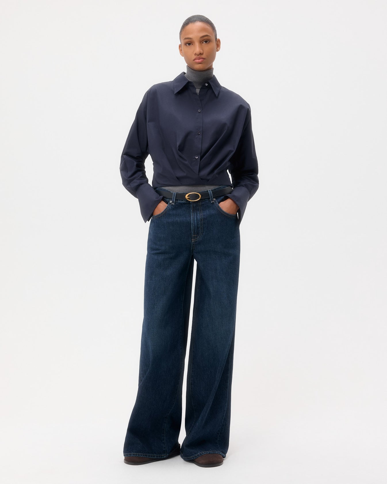 TWP Dark wash Tiny Dancer Jean in Dark Wash Denim view 3