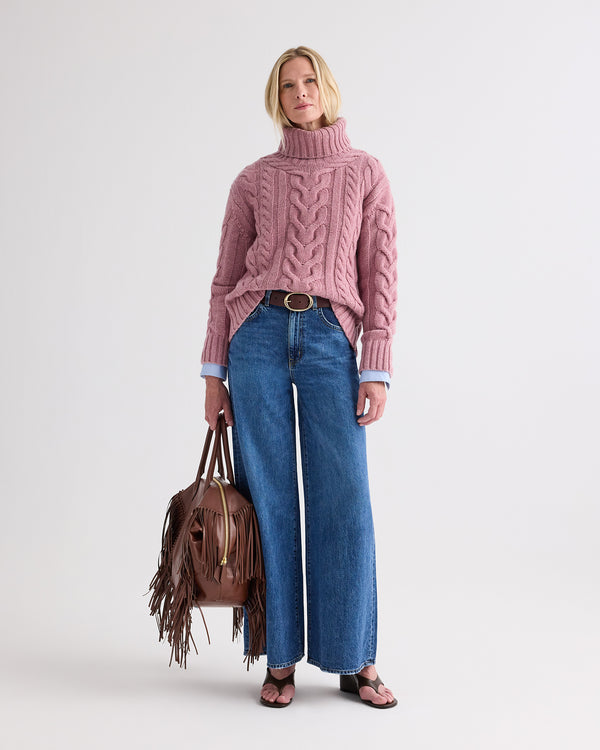 TWP Paris Tall Tiny Dancer Jean in Denim view 2