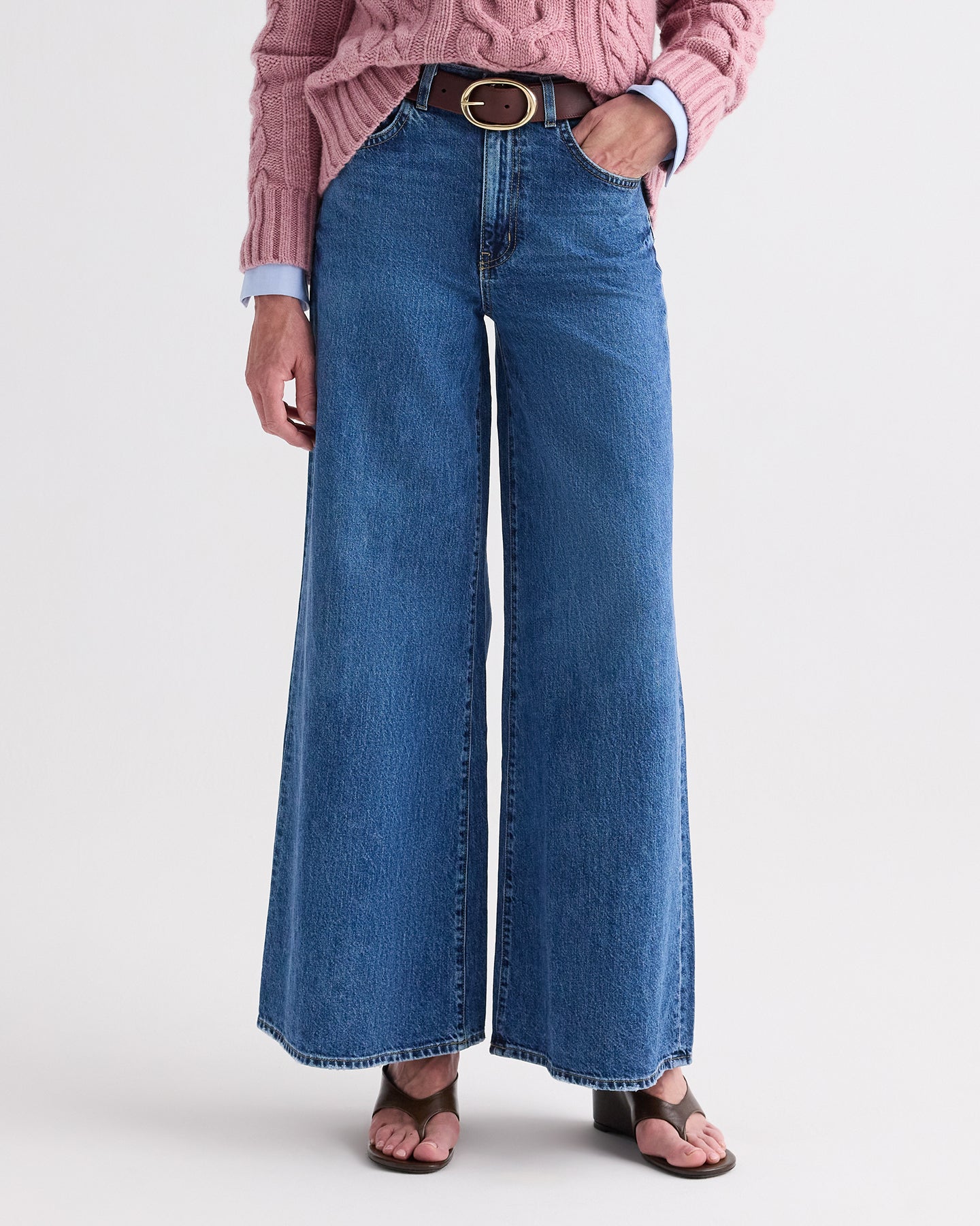 TWP Paris Tall Tiny Dancer Jean in Denim view 1