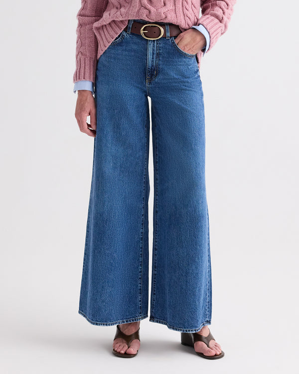 TWP Paris Tall Tiny Dancer Jean in Denim view 1