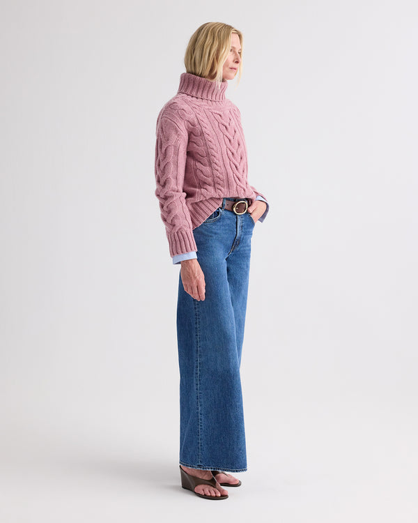 TWP Paris Tall Tiny Dancer Jean in Denim view 3