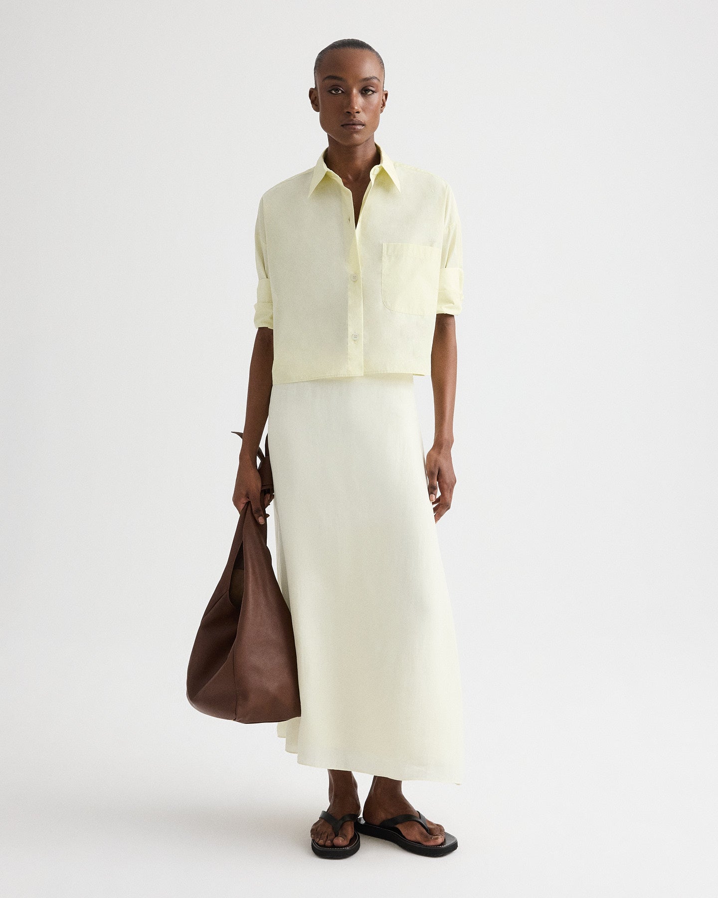 TWP Glass green Next Ex Shirt in Superfine Cotton Shirting view 3