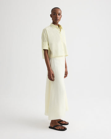 TWP Glass green Next Ex Shirt in Superfine Cotton Shirting view 4