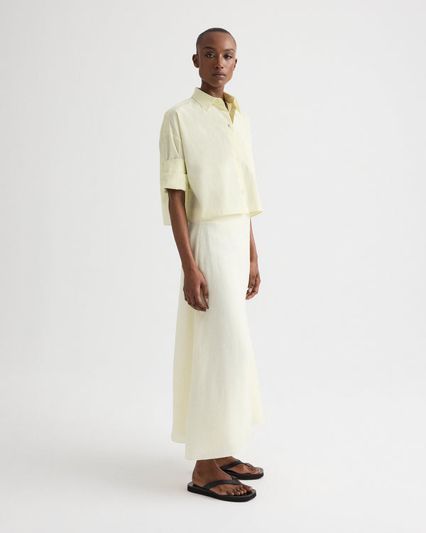 TWP Glass green Next Ex Shirt in Superfine Cotton Shirting view 4