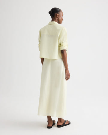 TWP Glass green Next Ex Shirt in Superfine Cotton Shirting view 5