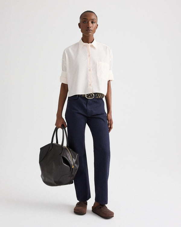 TWP Sheer pink Next Ex Shirt in Superfine Cotton view 3