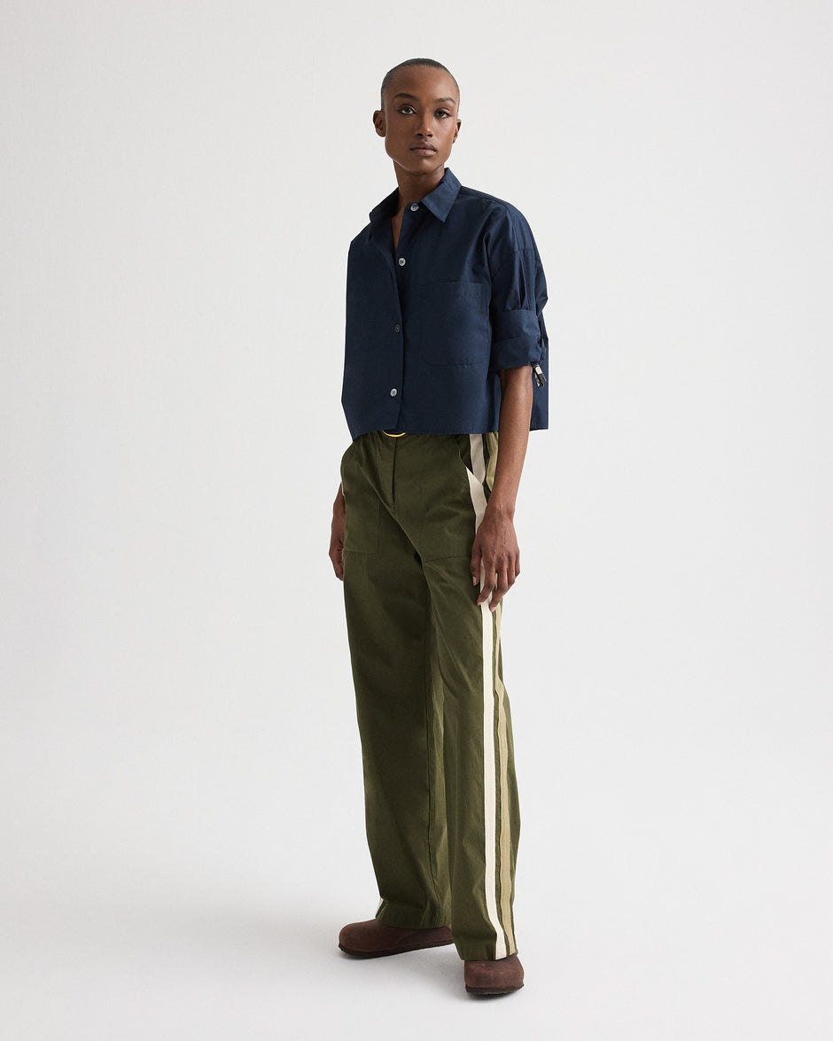 TWP Midnight Next Ex Shirt in superfine cotton view 2