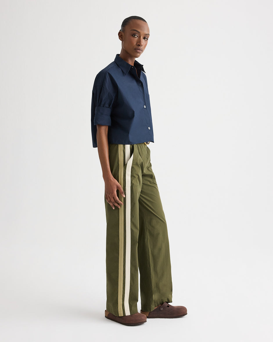 TWP Midnight Next Ex Shirt in superfine cotton view 3