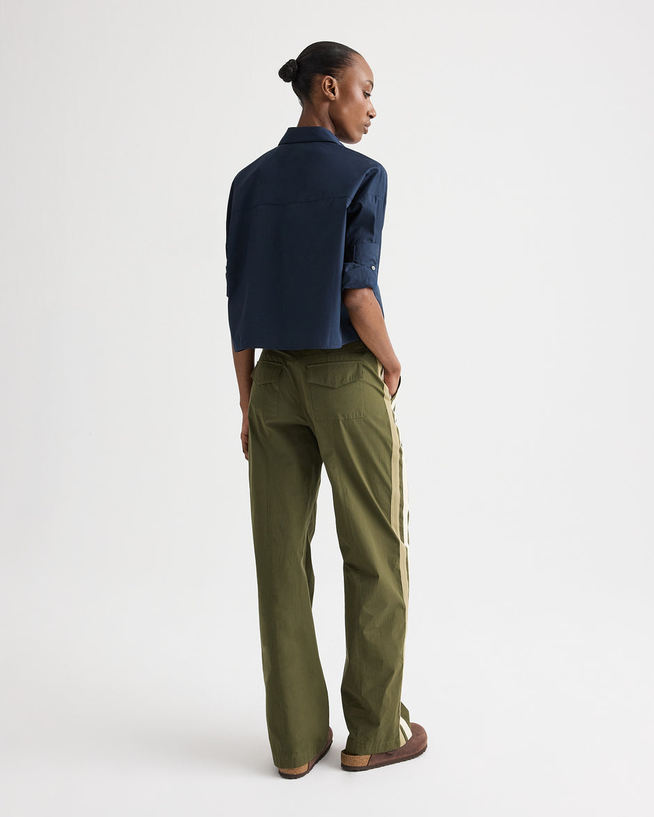 TWP Midnight Next Ex Shirt in superfine cotton view 5