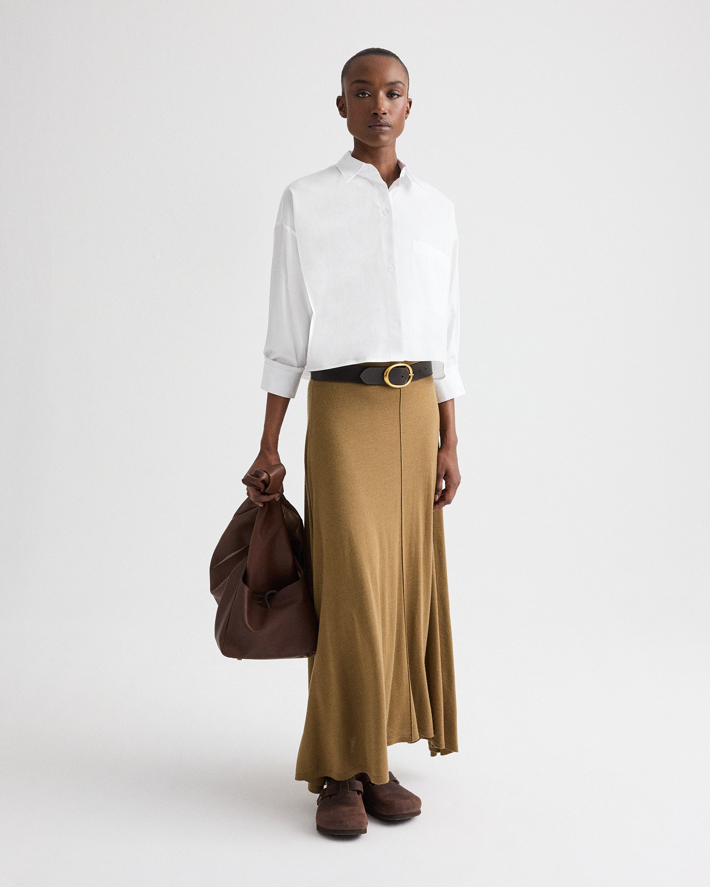 White Soon to be Ex Shirt in Superfine Cotton | TWP