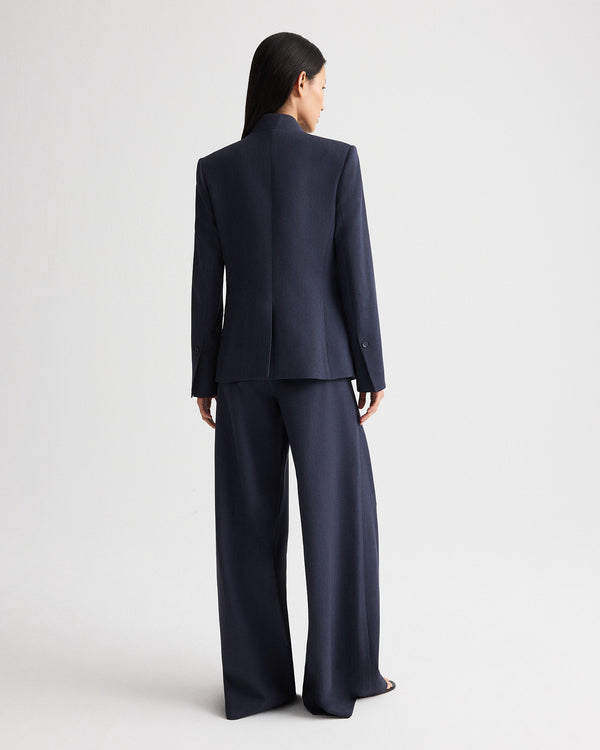 TWP Indigo Oliver Blazer in Italian Wool Twill view 5