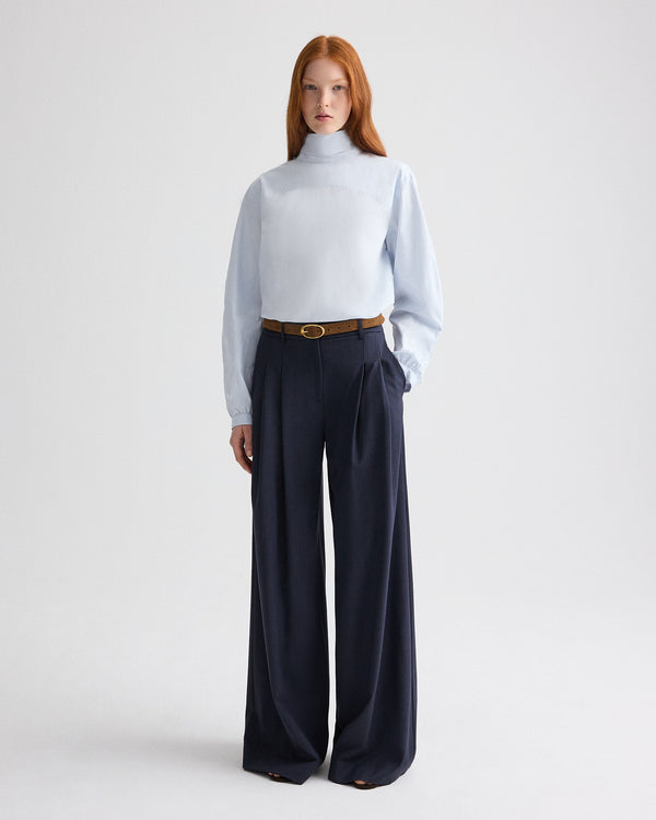 TWP Indigo Next Didi Pant in Italian Wool Twill view 3