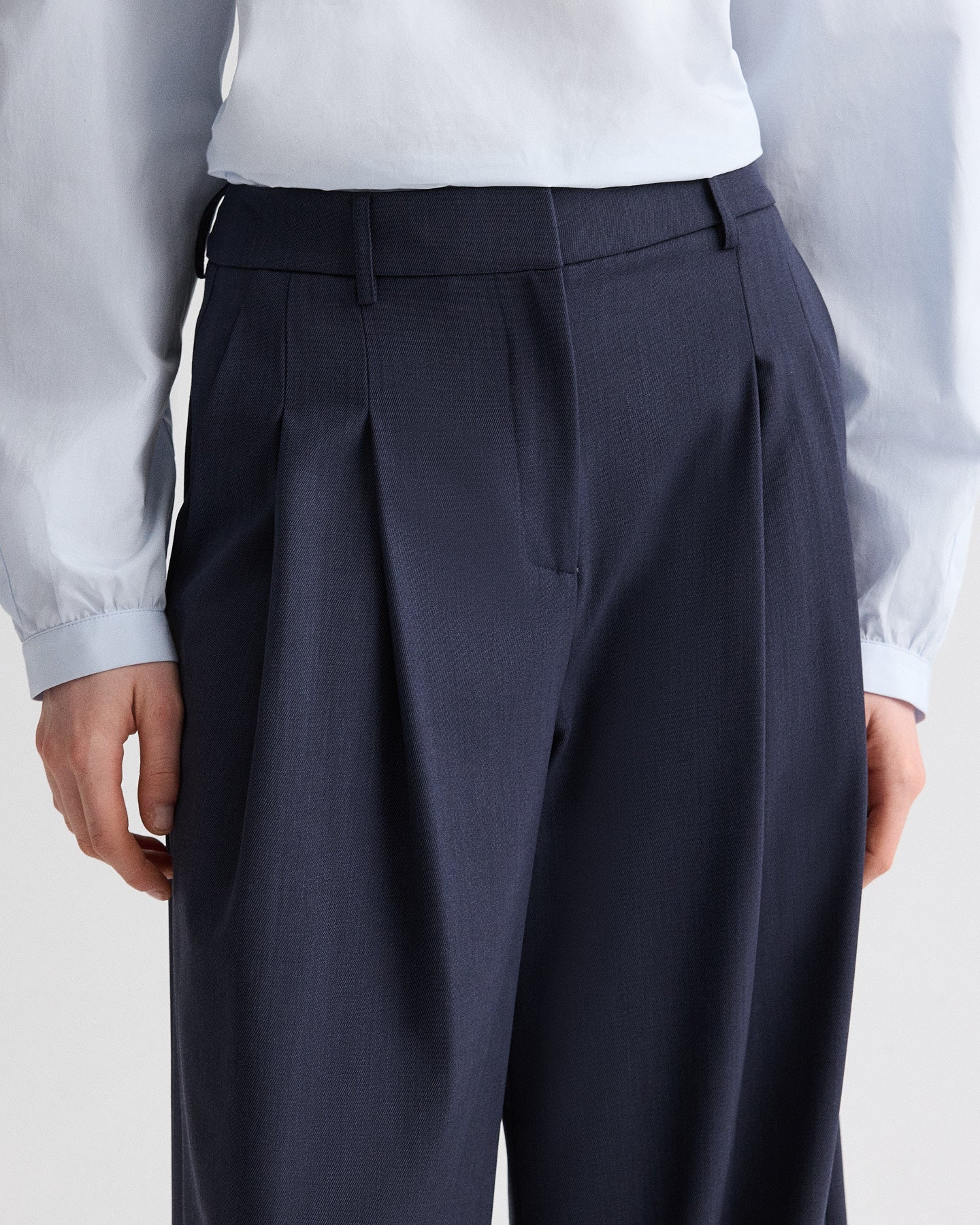 TWP Indigo Next Didi Pant in Italian Wool Twill view 2