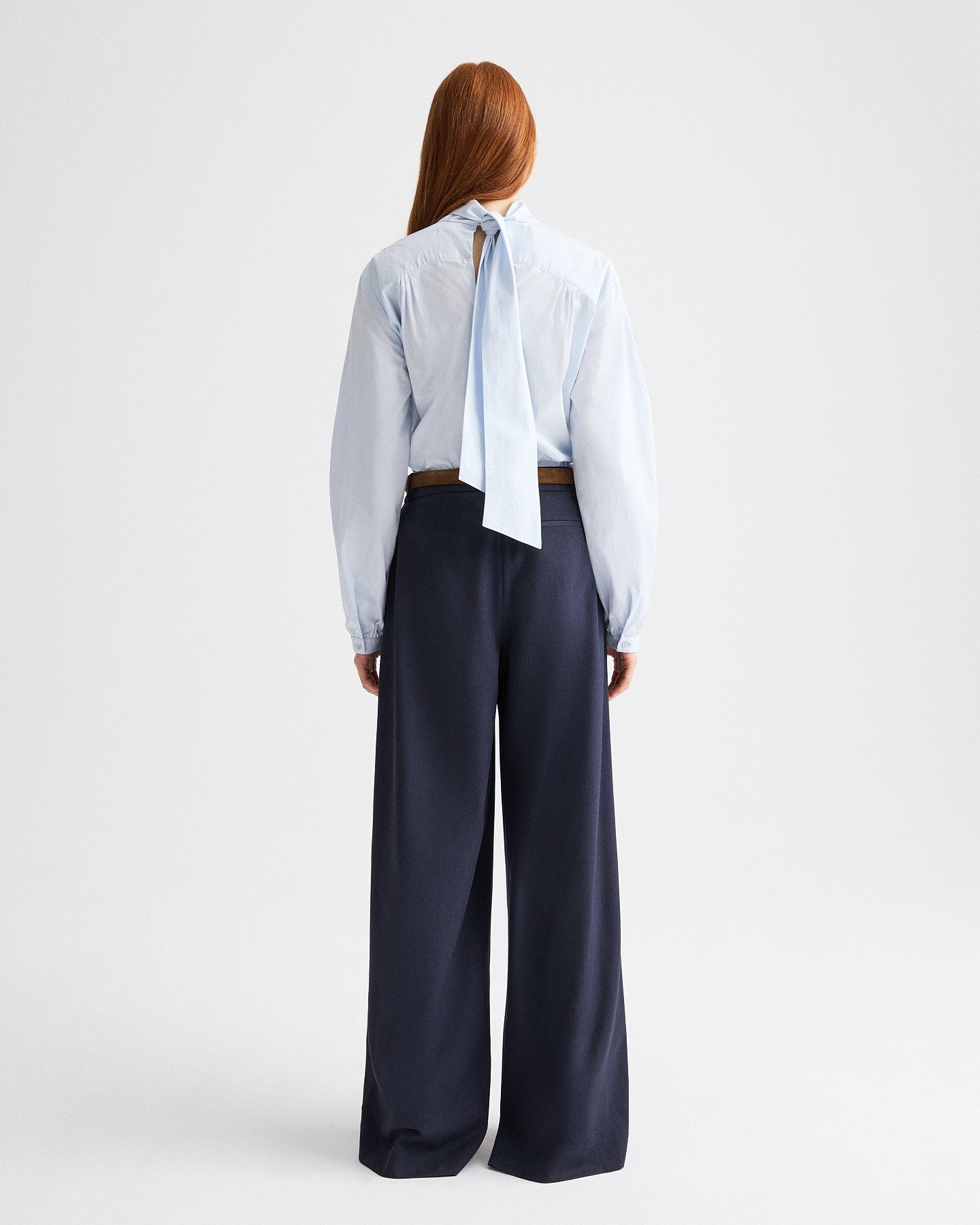 TWP Indigo Next Didi Pant in Italian Wool Twill view 5