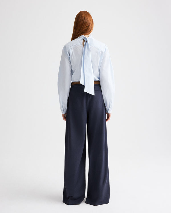 TWP Indigo Next Didi Pant in Italian Wool Twill view 5