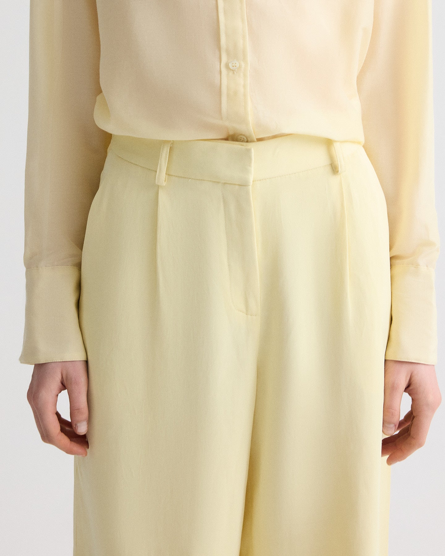 TWP Flan Hudson St Pant in Coated Viscose Linen view 2