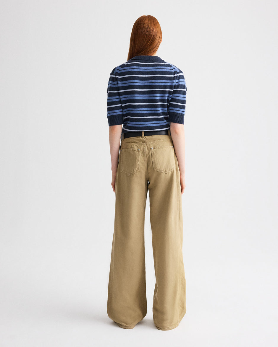 TWP Kelp West 11th St Jean in Natural Denim view 5