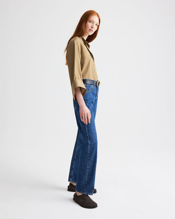 TWP Paris Kent St Jean in Heavy Denim view 1
