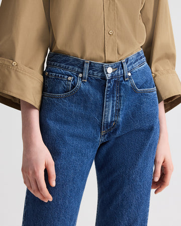 TWP Paris Kent St Jean in Heavy Denim view 4