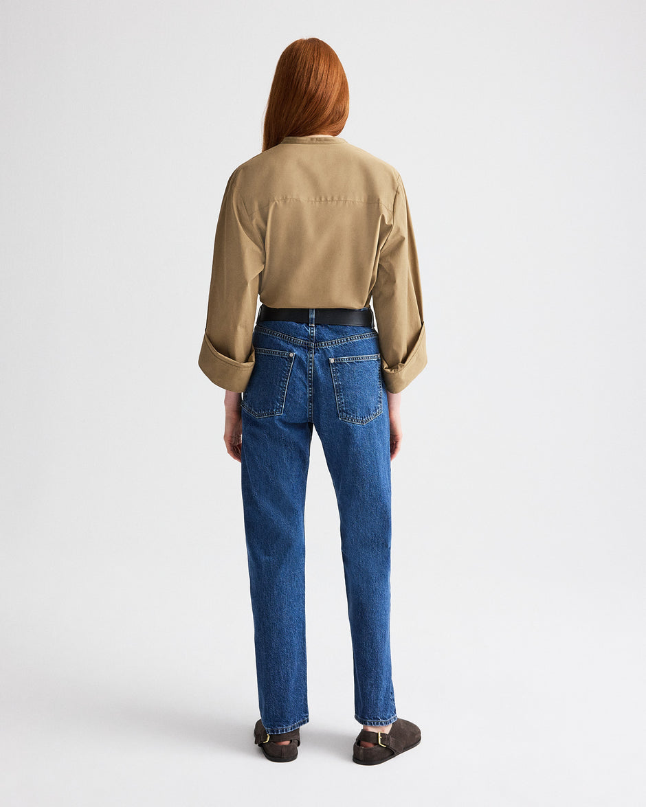 TWP Paris Kent St Jean in Heavy Denim view 5