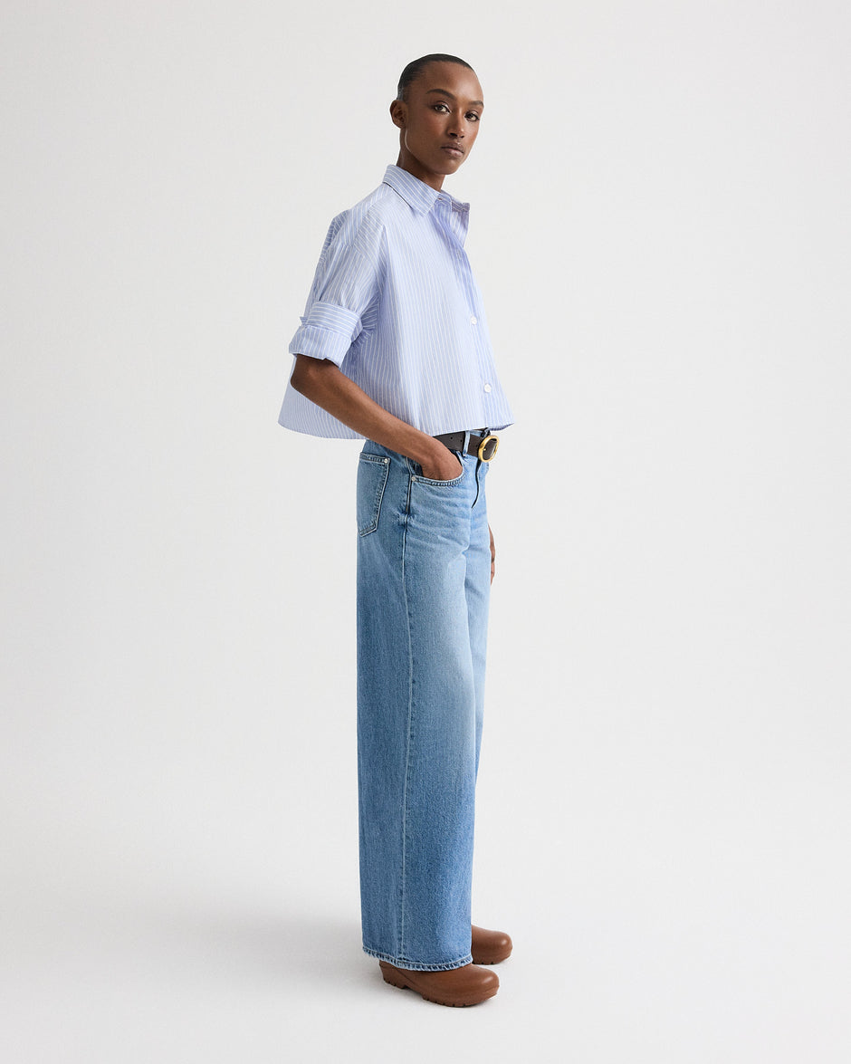 TWP Montauk Tiny Dancer Jean in Heavy Denim view 4