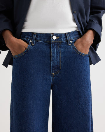 TWP Dark stone Tiny Dancer Jean in Heavy Denim view 2