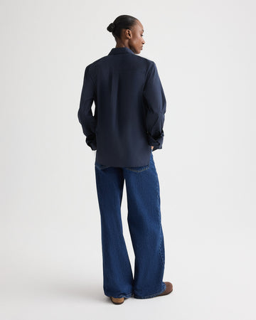 TWP Dark stone Tiny Dancer Jean in Heavy Denim view 5