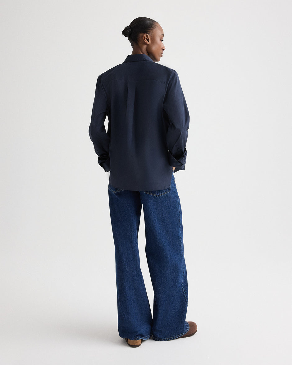 TWP Dark stone Tiny Dancer Jean in Heavy Denim view 5