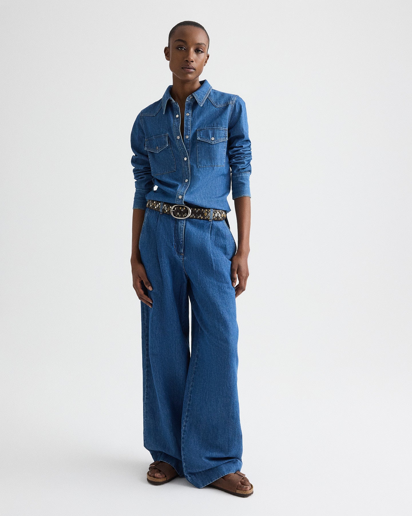 Paris Hudson St Jean in Linen Cotton Denim | TWP