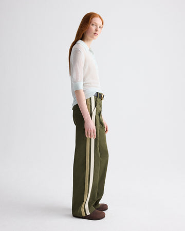 TWP Military Isabelle Pant in Vintage Washed Poplin view 5