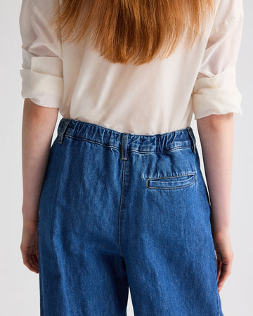 TWP Paris Hudson St Jean in Linen Cotton Denim view 5