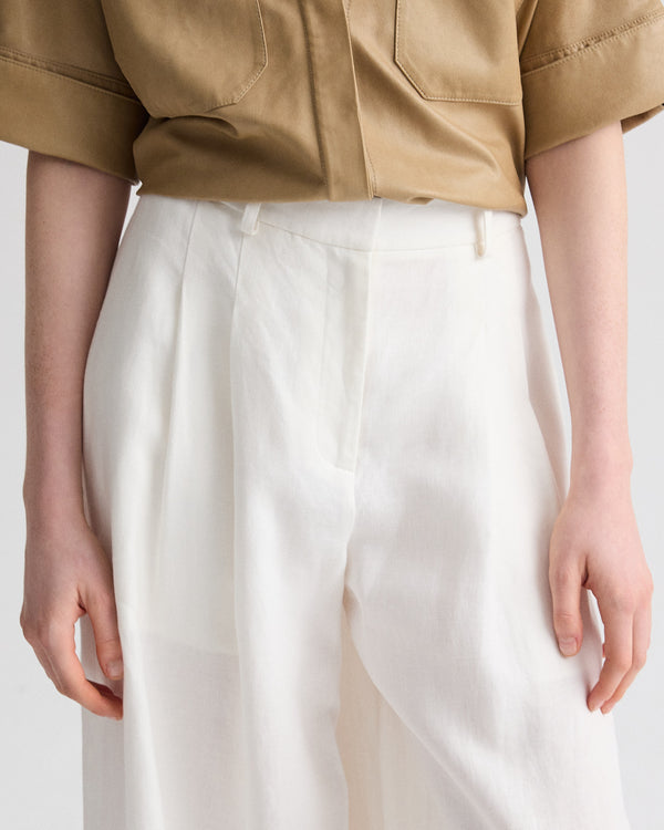 TWP Ivoire Avery Pant in Plain Weave Linen view 2