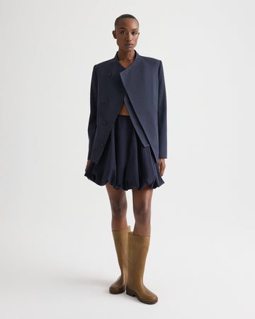 TWP Midnight Julia Skirt in Cotton Shirting view 1