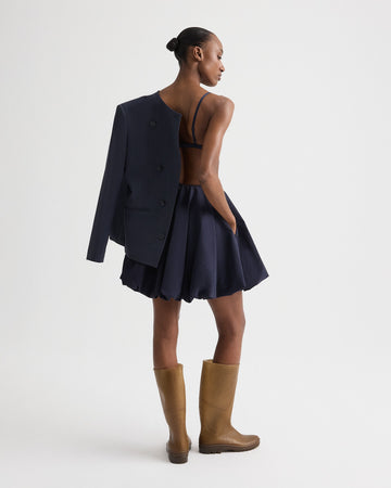 TWP Midnight Julia Skirt in Cotton Shirting view 5