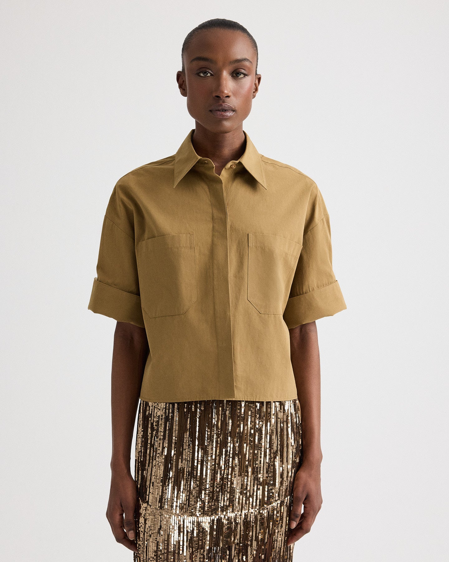 Ermine My Newest Mistake Shirt in Cotton Shirting | TWP