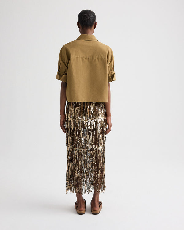 TWP Ermine My Newest Mistake Shirt in Cotton Shirting view 5