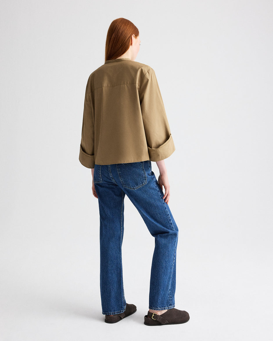 TWP Ermine The Beau Shirt in Cotton Shirting view 5