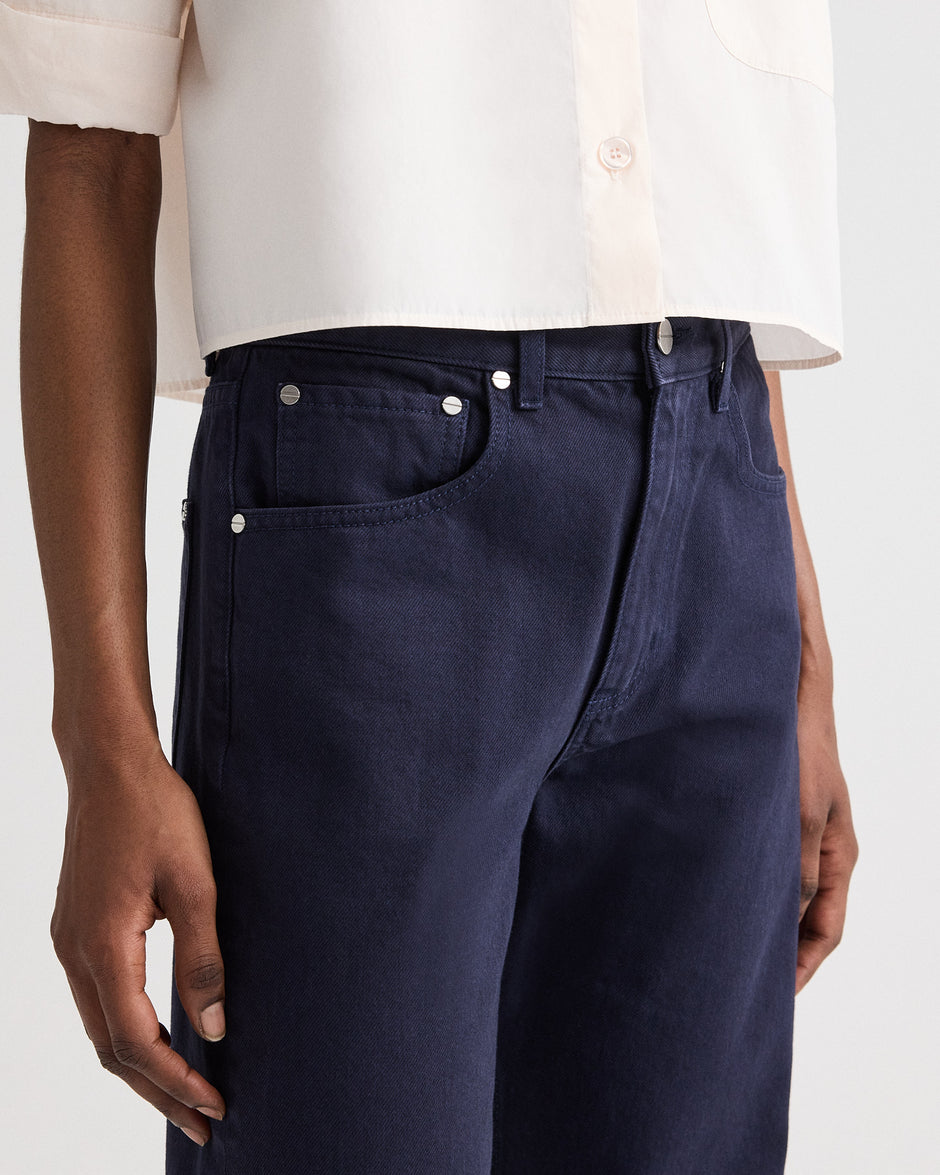 TWP Night sky Kent St Jean in Rigid Denim view 3