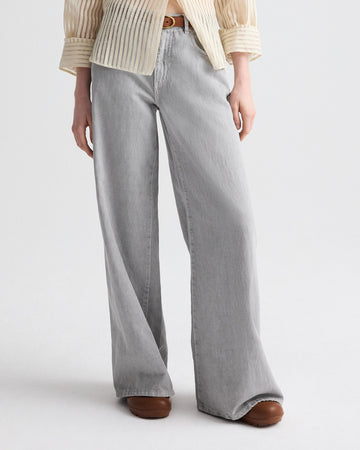 TWP Oyster mushroom Tiny Dancer Jean in Natural Denim view 3