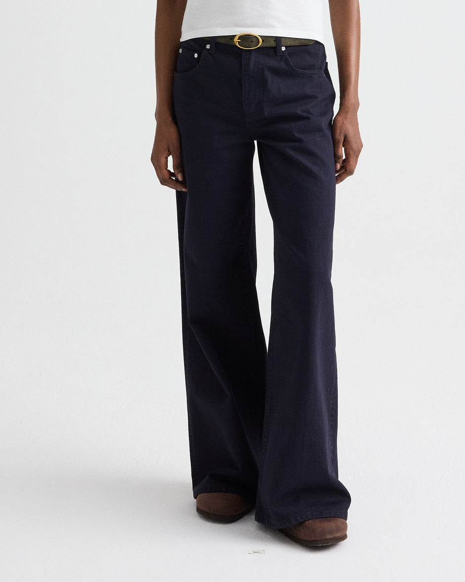 TWP Night sky Tiny Dancer in Rigid Denim view 2