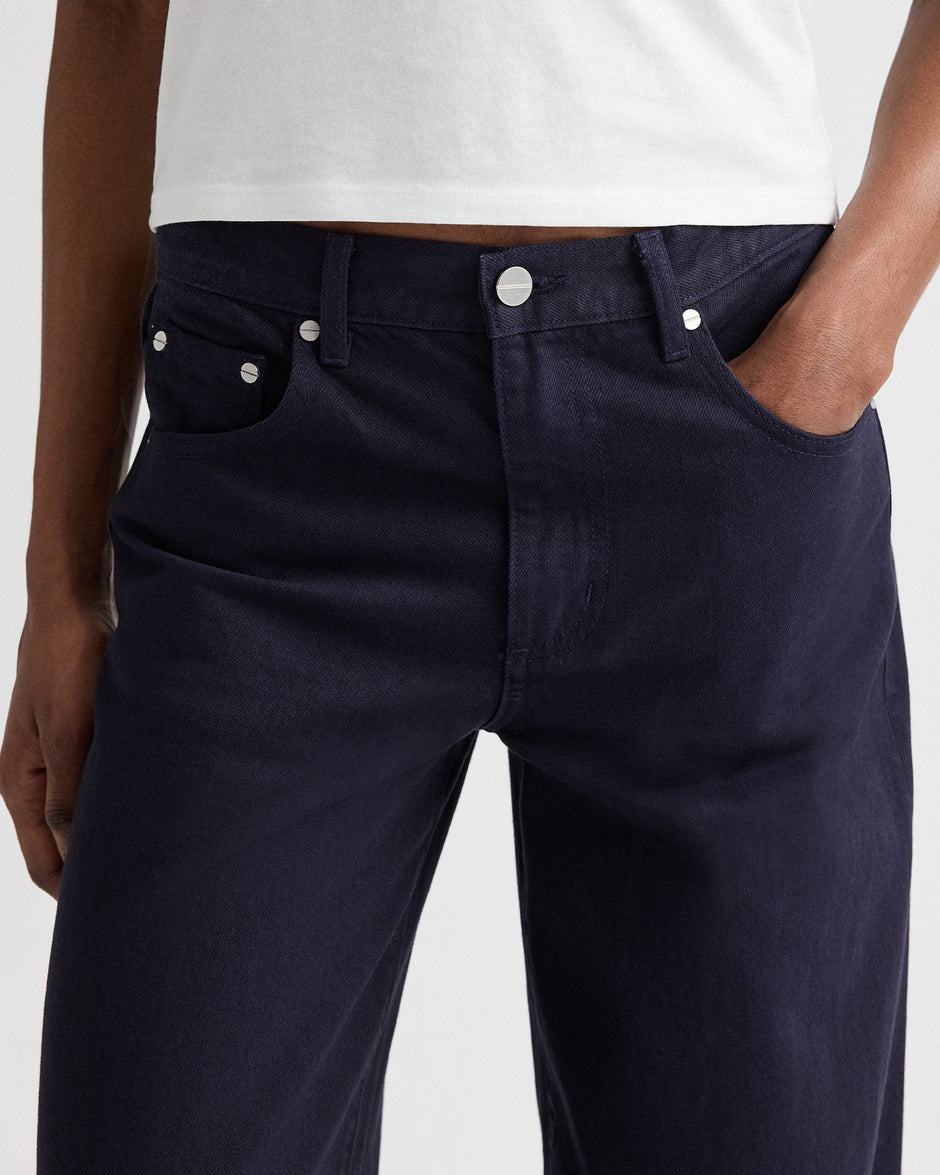 TWP Night sky Tiny Dancer in Rigid Denim view 3