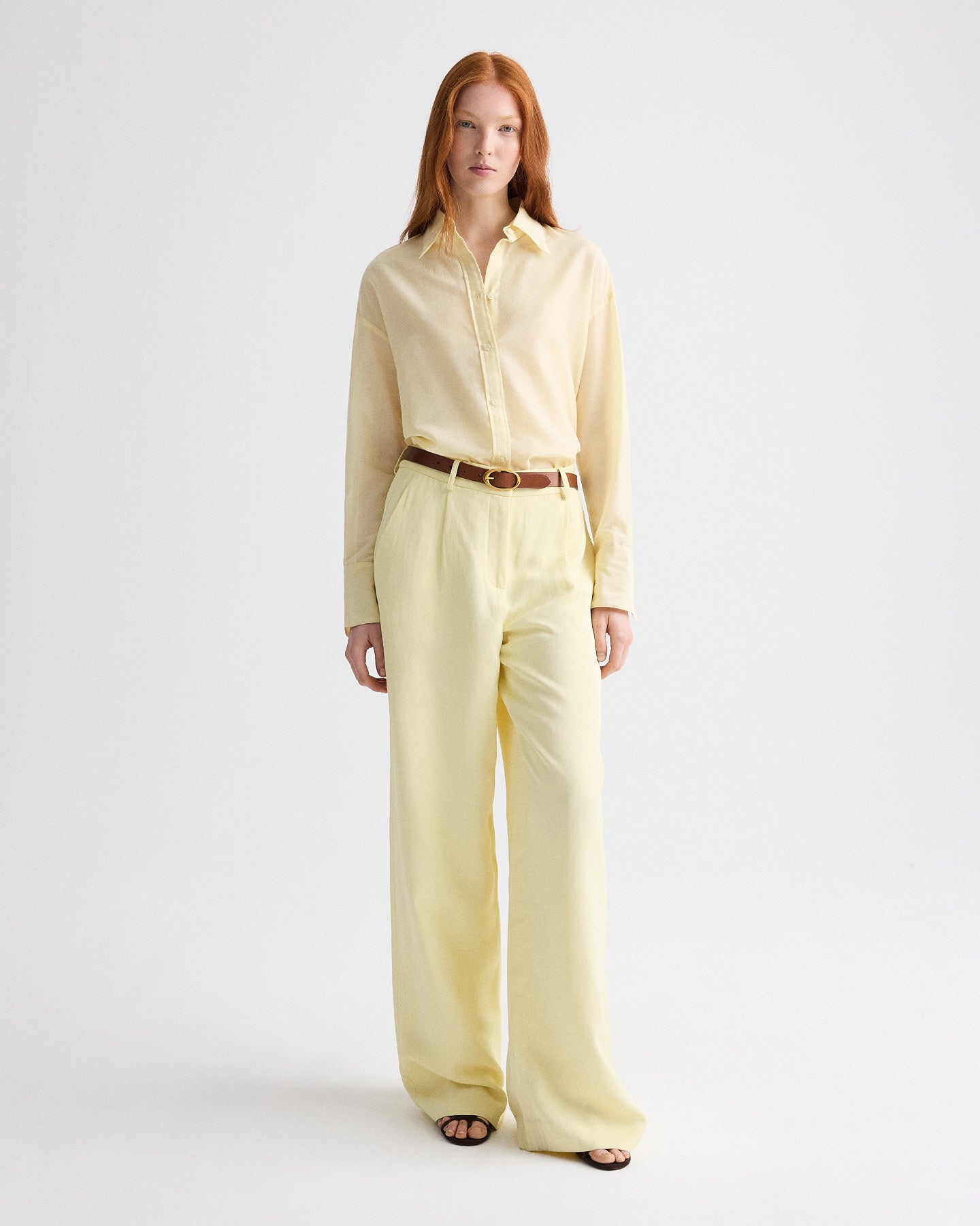 TWP Flan Big Joe Shirt in Cotton Silk Organza view 3