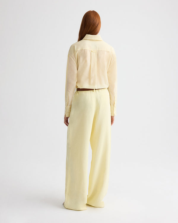 TWP Flan Big Joe Shirt in Cotton Silk Organza view 5