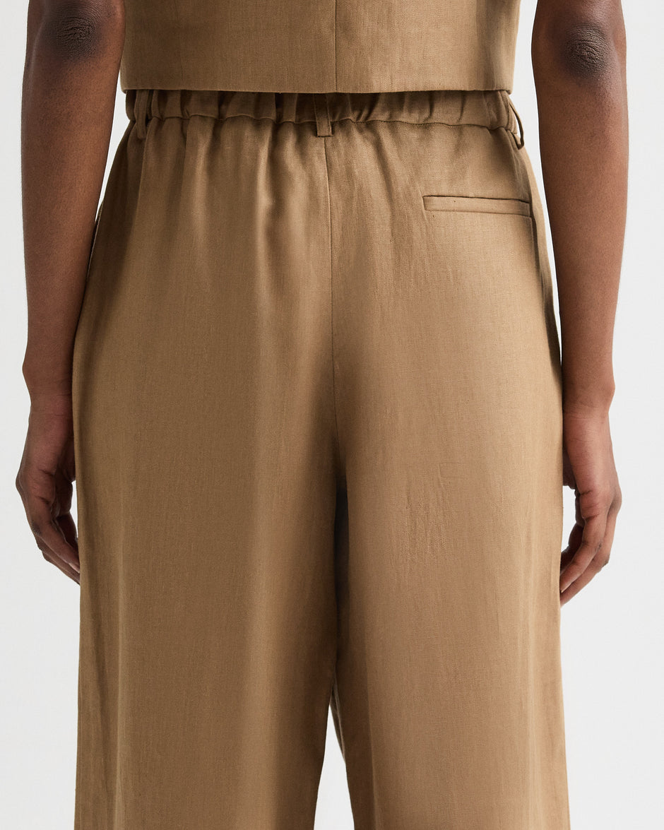 TWP Ermine Hudson St Pant in Chintzed Linen view 5