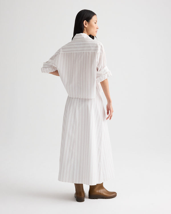 TWP Women's The A-Line Maxi Skirt - White Wine