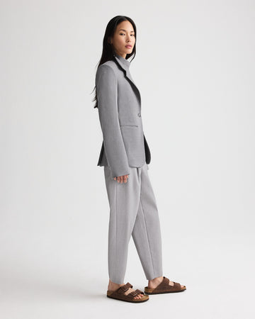TWP Medium heather grey The Double Take Blazer in Soft Finish Stretch Wool view 5