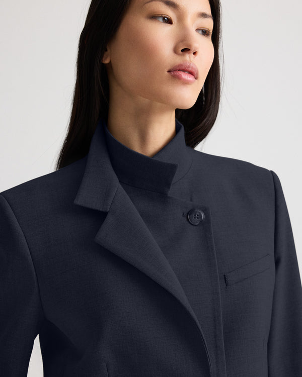 TWP Midnight The Double Take Blazer in Soft Finish Stretch Wool view 1