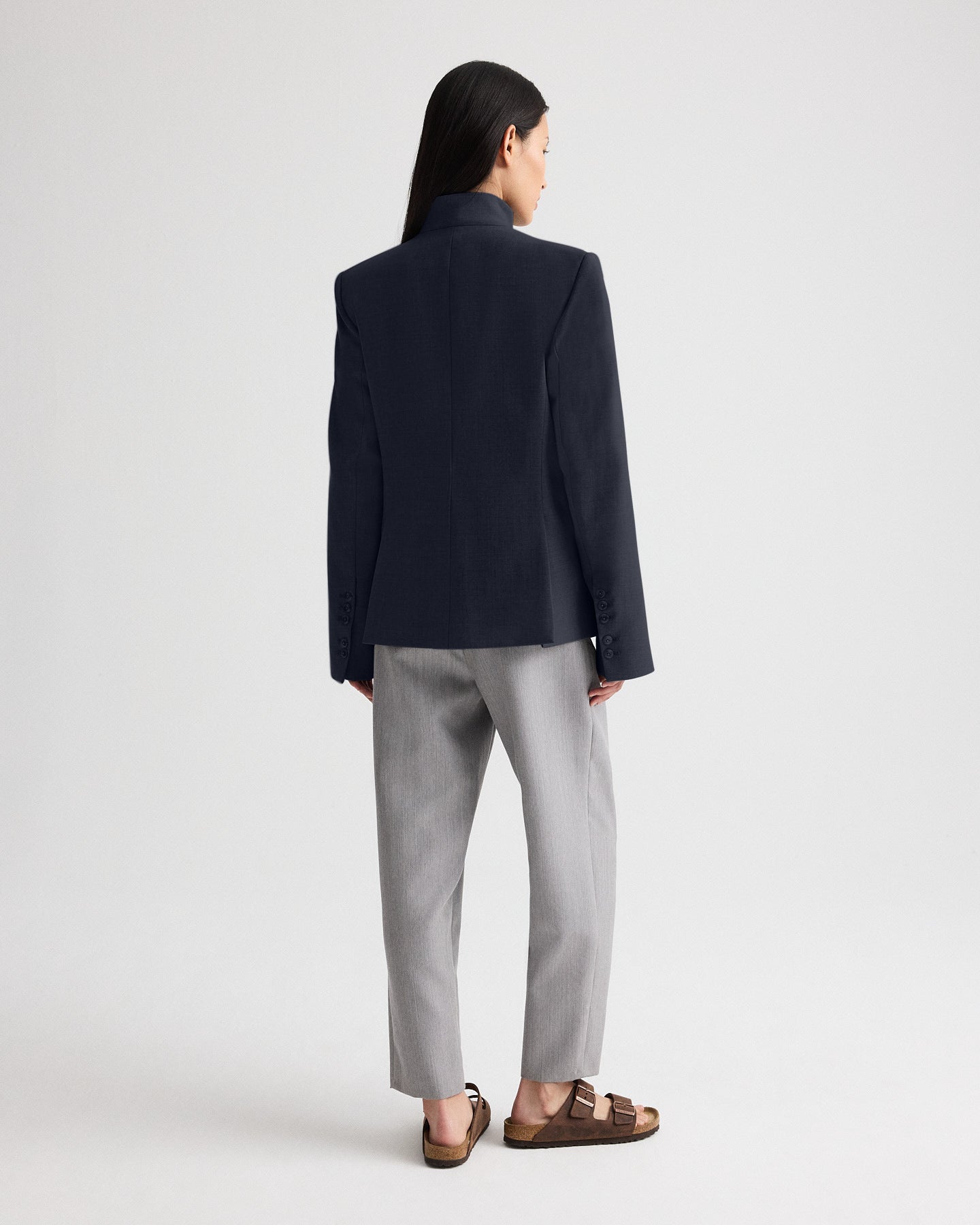TWP Midnight The Double Take Blazer in Soft Finish Stretch Wool view 5