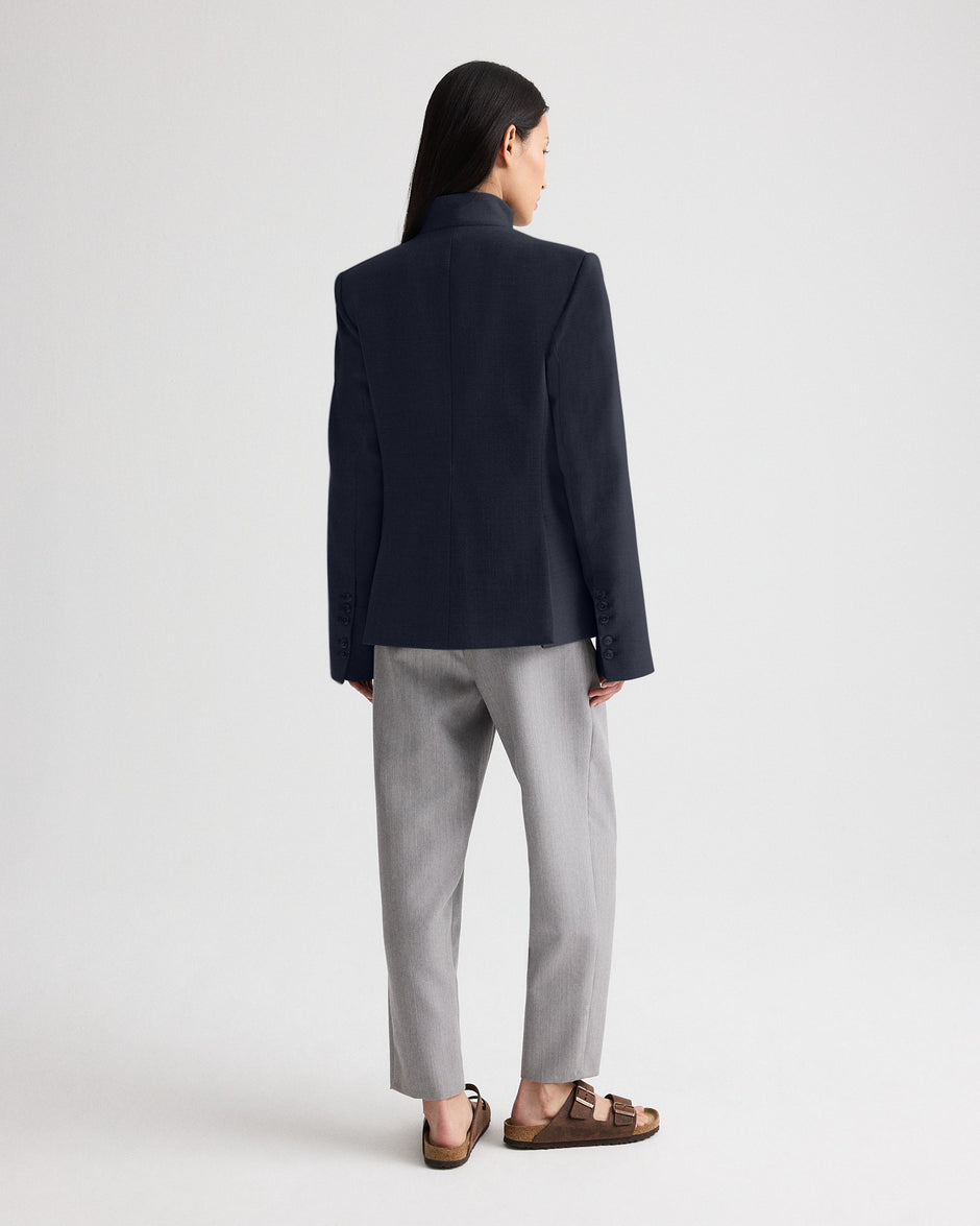 TWP Midnight The Double Take Blazer in Soft Finish Stretch Wool view 6